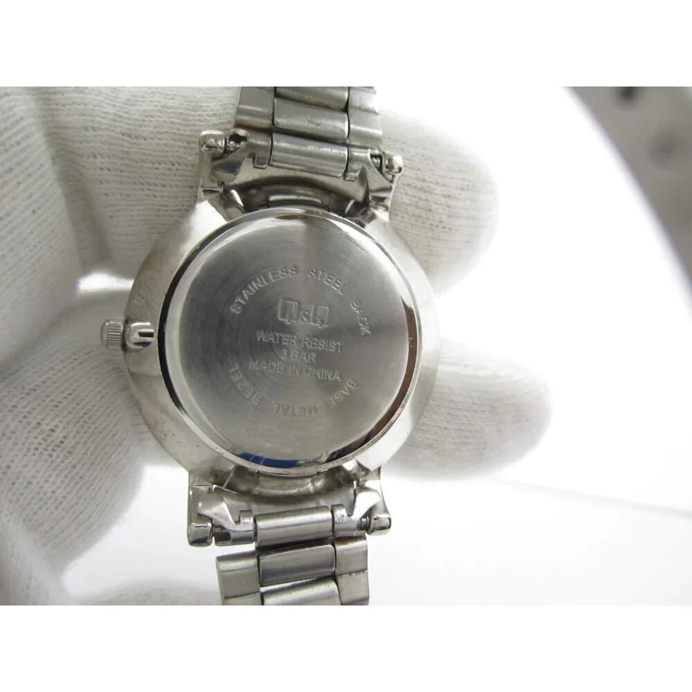 Women Q&Q Quartz WR Analog 30mm Round Watch (I54) 